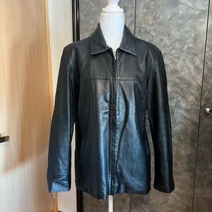 Nicole Miller Black Leather Jacket